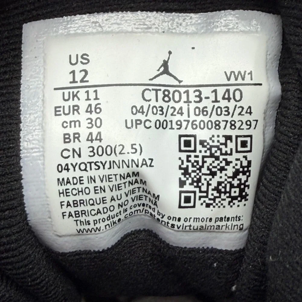 Jordan 12 Retro French Blue Blueberry CT8013-140 Size 12